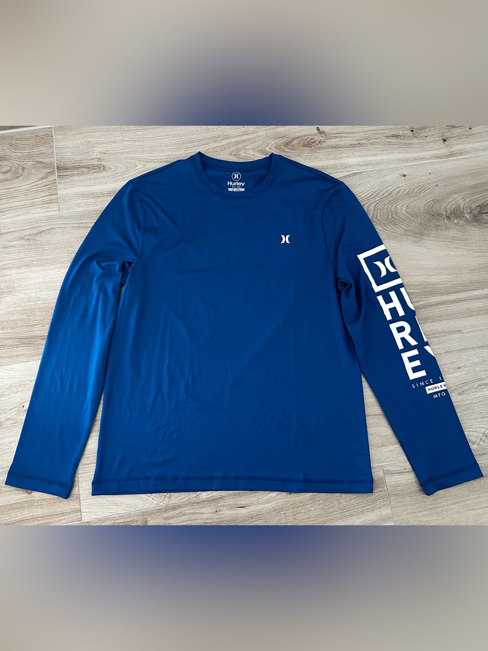 Hurley Men’s Long Sleeve Rashguard, Small